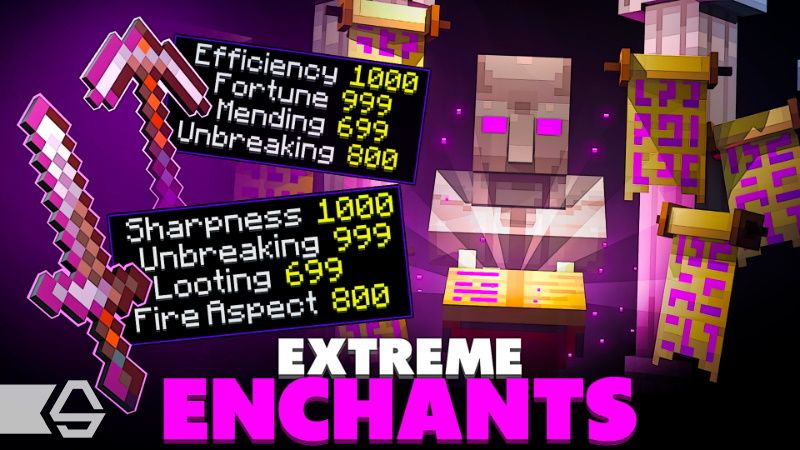 Extreme Enchants on the Minecraft Marketplace by Diamond Studios