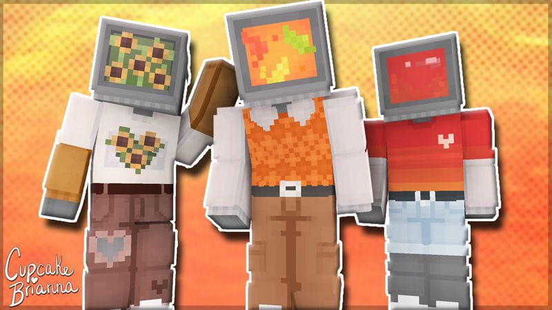 Fall TV Heads HD Skin Pack on the Minecraft Marketplace by CupcakeBrianna Fall TV Heads HD Skin Pack on the Minecraft Marketplace by CupcakeBrianna