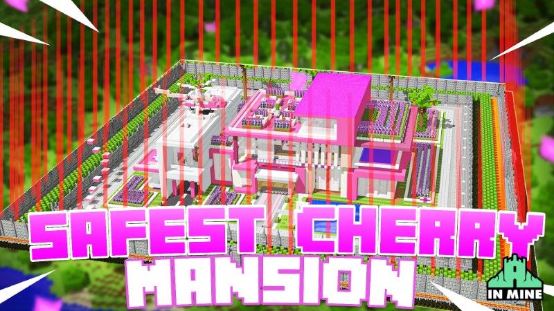 Safest Cherry Mansion on the Minecraft Marketplace by In Mine