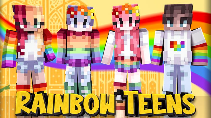 Rainbow Teens on the Minecraft Marketplace by Bunny Studios