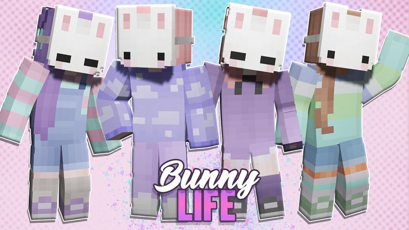 Bunny Life Skin Pack on the Minecraft Marketplace by CupcakeBrianna