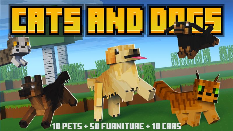 Cats and Dogs on the Minecraft Marketplace by Mine-North