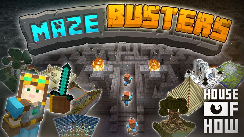 Maze Busters on the Minecraft Marketplace by House of How Maze Busters on the Minecraft Marketplace by House of How