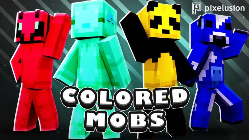 Colored Mobs on the Minecraft Marketplace by Pixelusion