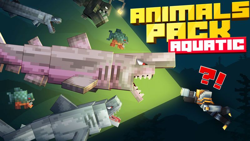 ANIMALS PACK Aquatic on the Minecraft Marketplace by HorizonBlocks