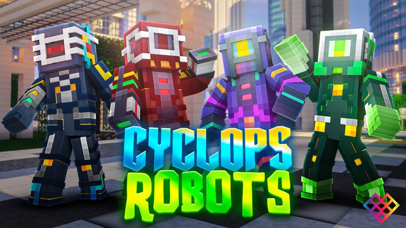 Cyclops Robots on the Minecraft Marketplace by Rainbow Theory Cyclops Robots on the Minecraft Marketplace by Rainbow Theory