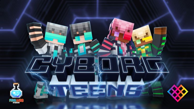 Cyborg Teens on the Minecraft Marketplace by Rainbow Theory Cyborg Teens on the Minecraft Marketplace by Rainbow Theory