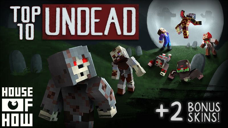 Top 10 Undead By House Of How Minecraft Skin Pack Minecraft Marketplace