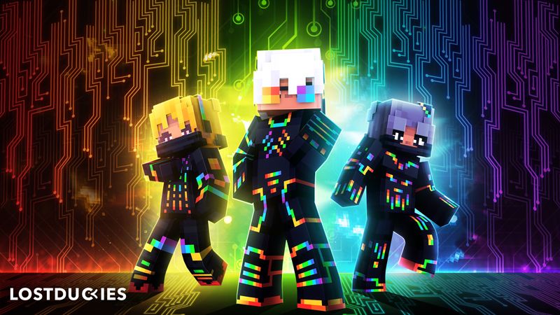 Rainbow Hackers on the Minecraft Marketplace by Lostduckies