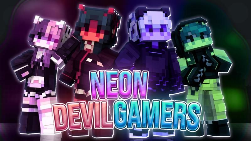 Neon Devil Gamers on the Minecraft Marketplace by CubeCraft Games Neon Devil Gamers on the Minecraft Marketplace by CubeCraft Games