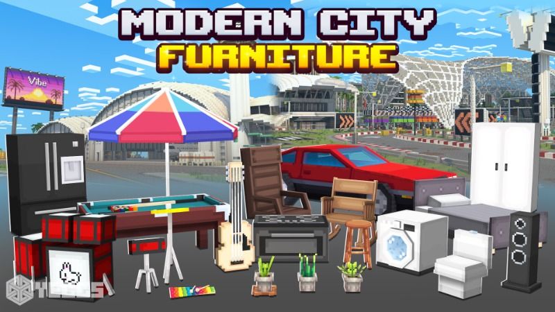 Modern City Furniture on the Minecraft Marketplace by Yeggs