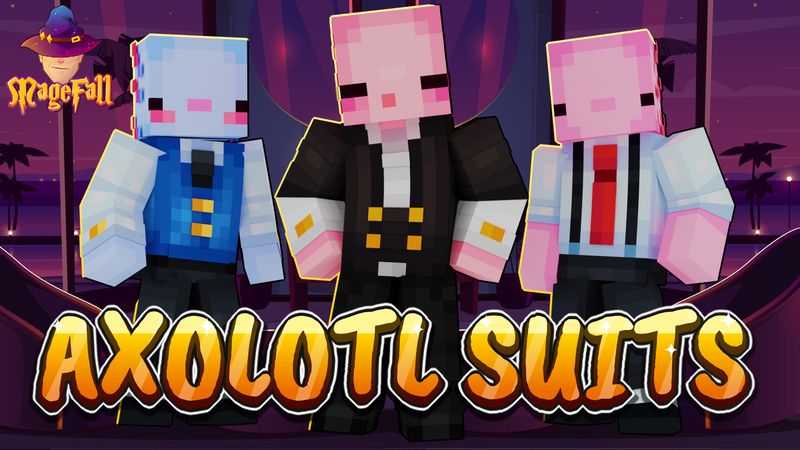 Axolotl Suits By Magefall Minecraft Skin Pack Minecraft Marketplace