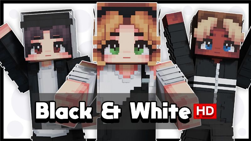 Black  White HD on the Minecraft Marketplace by Wonder