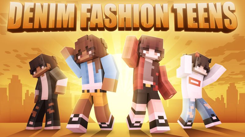 Denim Fashion Teens on the Minecraft Marketplace by Giggle Block Studios Denim Fashion Teens on the Minecraft Marketplace by Giggle Block Studios