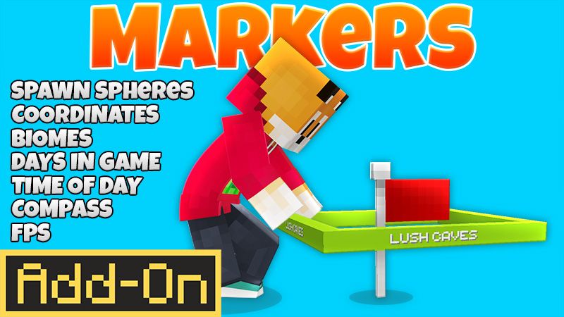 Markers Pack on the Minecraft Marketplace by 2-Tail Productions