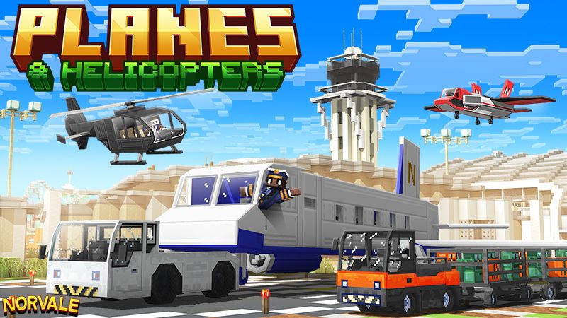 Planes Helicopters on the Minecraft Marketplace by Norvale Planes Helicopters on the Minecraft Marketplace by Norvale