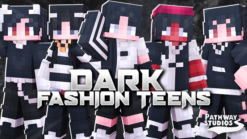 Dark Fashion Teens on the Minecraft Marketplace by Pathway Studios