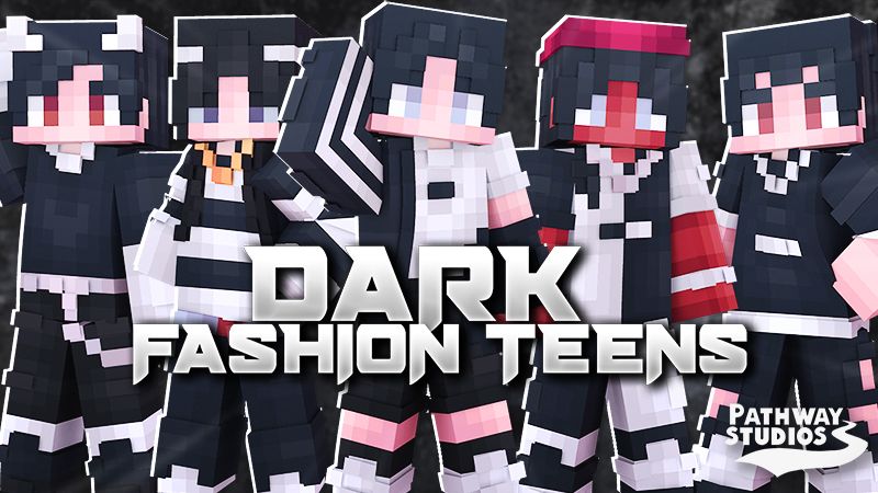Dark Fashion Teens on the Minecraft Marketplace by Pathway Studios Dark Fashion Teens on the Minecraft Marketplace by Pathway Studios