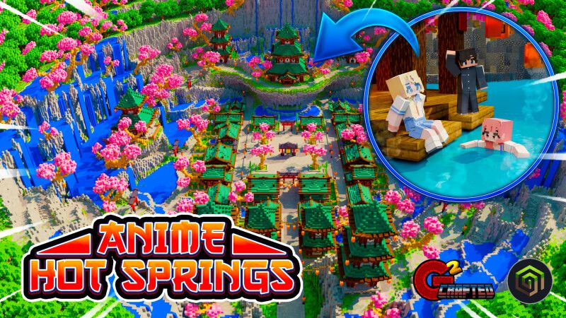 Anime Hot Springs on the Minecraft Marketplace by G2Crafted Anime Hot Springs on the Minecraft Marketplace by G2Crafted