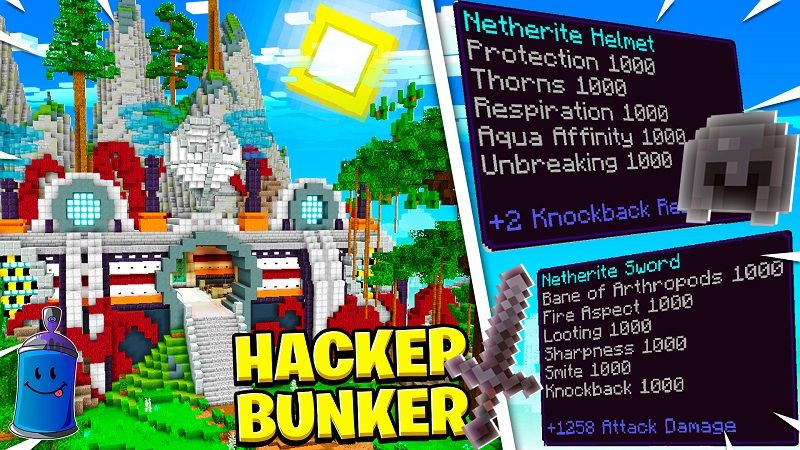 Hacker Bunker on the Minecraft Marketplace by 4KS Studios
