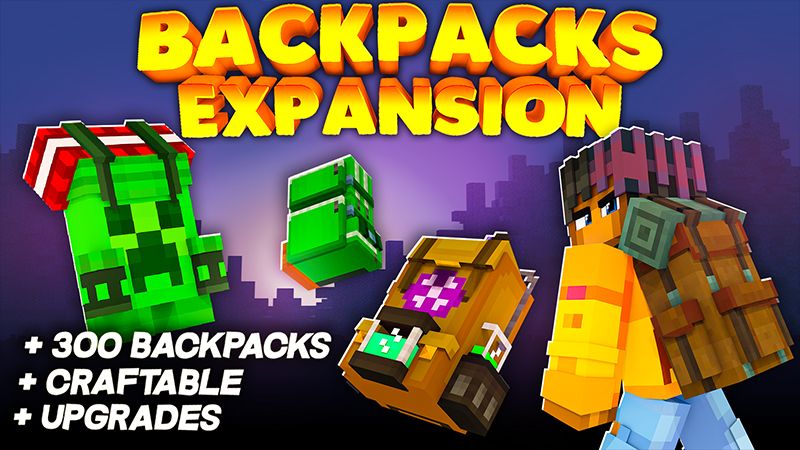Backpacks Expansion on the Minecraft Marketplace by HeroPixels Backpacks Expansion on the Minecraft Marketplace by HeroPixels