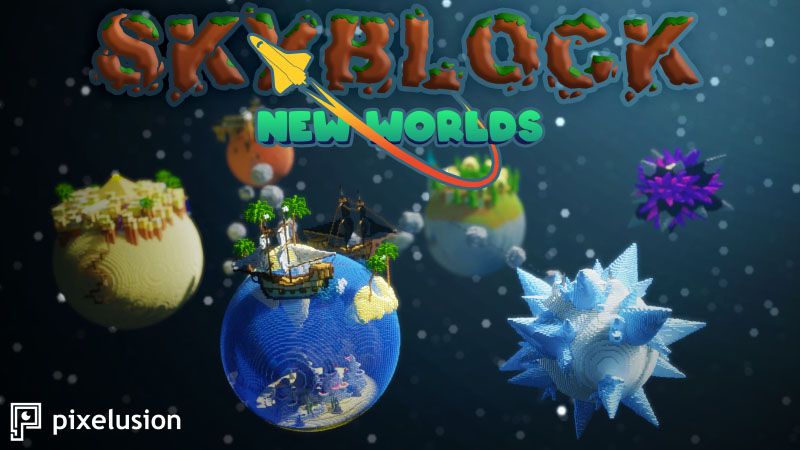New Worlds Skyblock on the Minecraft Marketplace by Pixelusion