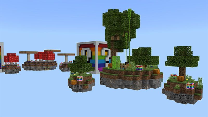 Rainbow Lucky Block Skyblock by DogHouse