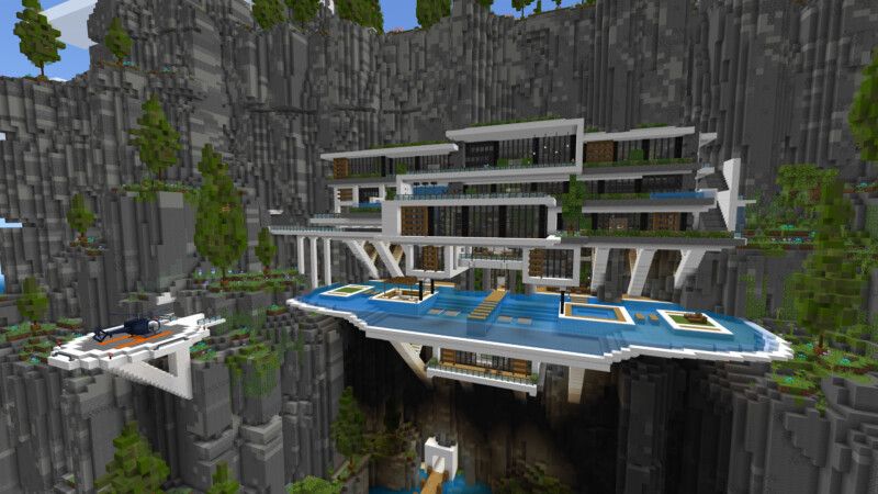 Mountainside Mansion (1.1) by CrackedCubes