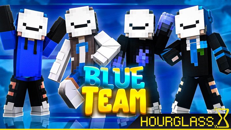 Blue Team on the Minecraft Marketplace by Hourglass Studios Blue Team on the Minecraft Marketplace by Hourglass Studios