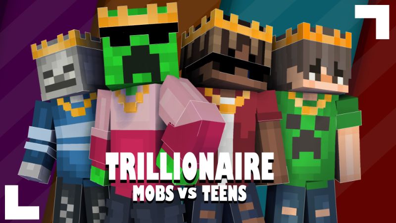 Trillionaire Mobs vs Teens on the Minecraft Marketplace by Pixelationz Studios