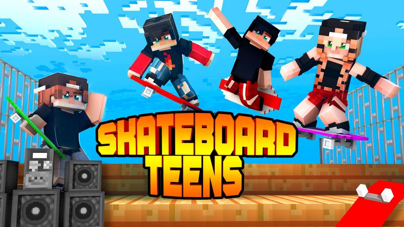Skateboard Teens on the Minecraft Marketplace by Cynosia Skateboard Teens on the Minecraft Marketplace by Cynosia