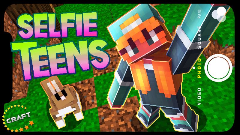 Selfie Teens on the Minecraft Marketplace by The Craft Stars