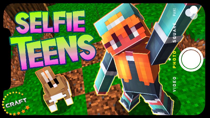 Selfie Teens on the Minecraft Marketplace by The Craft Stars Selfie Teens on the Minecraft Marketplace by The Craft Stars