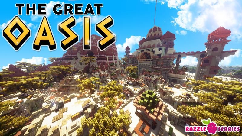 The Great Oasis on the Minecraft Marketplace by Razzleberries The Great Oasis on the Minecraft Marketplace by Razzleberries