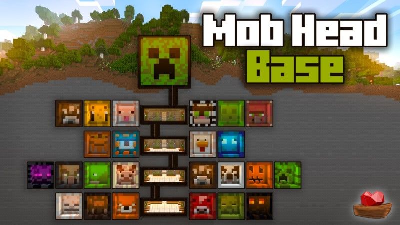 Mob Head Base on the Minecraft Marketplace by Lifeboat