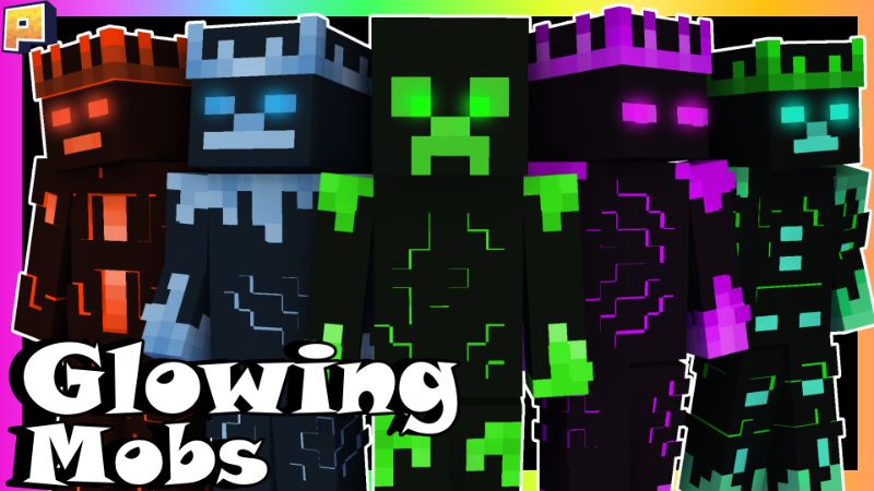 Glowing Mobs on the Minecraft Marketplace by Pixelationz Studios