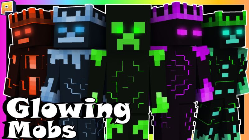 Glowing Mobs on the Minecraft Marketplace by Pixelationz Studios Glowing Mobs on the Minecraft Marketplace by Pixelationz Studios