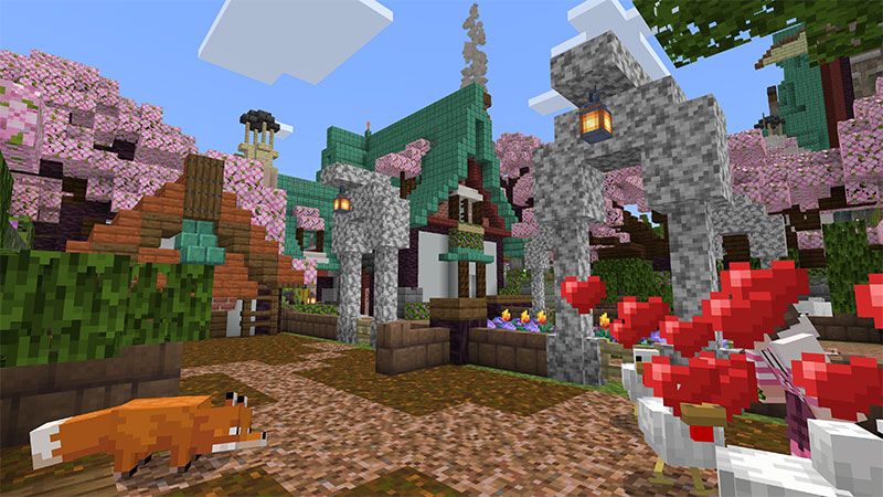 Cherry Blossom Treehouse by Team VoidFeather