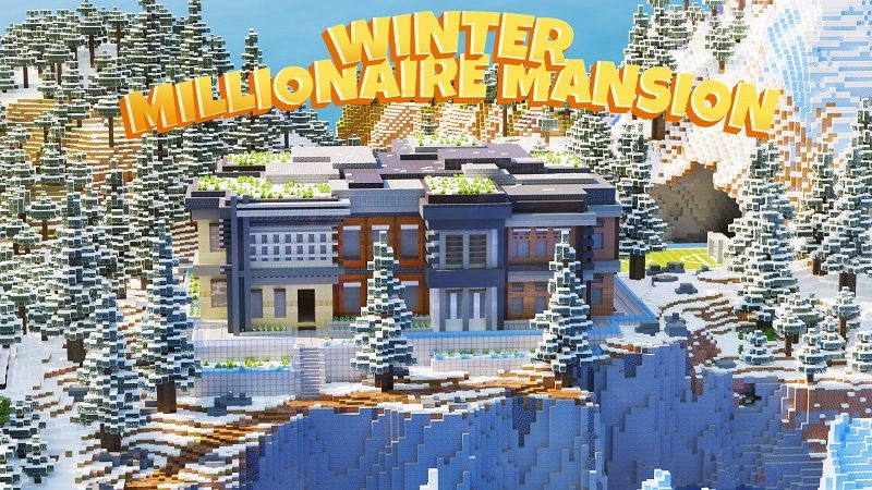 Winter Millionaire Mansion on the Minecraft Marketplace by Rainbow Theory