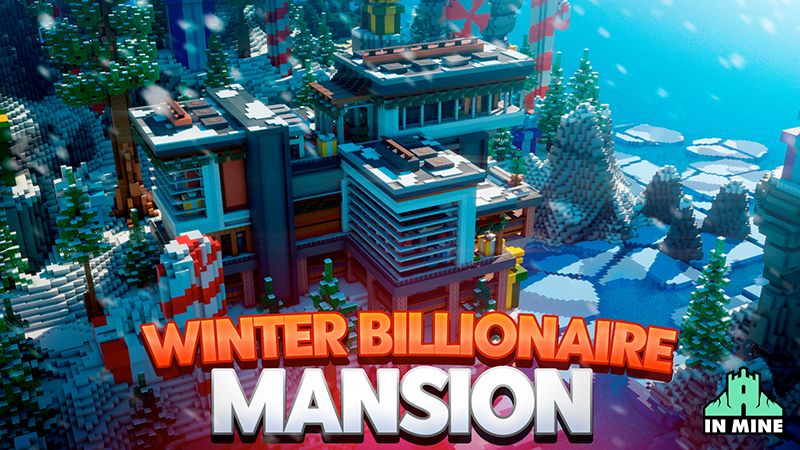 Winter Billionaire Mansion on the Minecraft Marketplace by In Mine