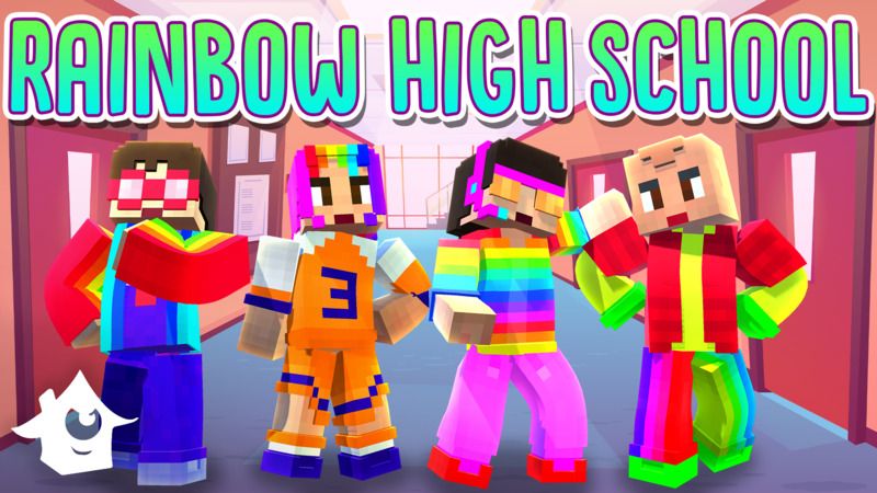 Rainbow Highschool on the Minecraft Marketplace by House of How