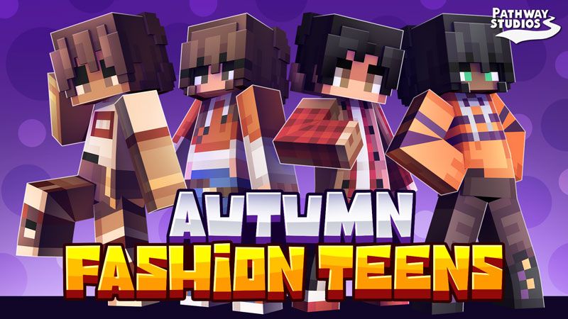 Autumn Fashion Teens on the Minecraft Marketplace by Pathway Studios