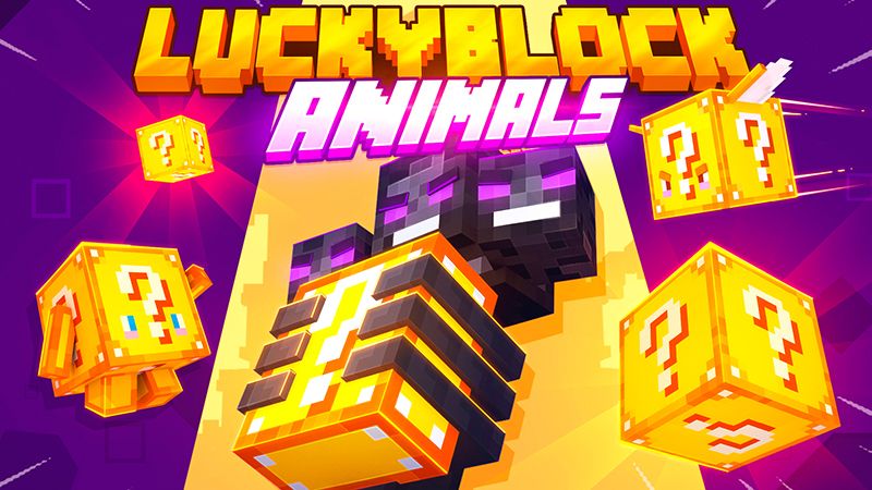 Lucky Block Animals on the Minecraft Marketplace by Mine-North Lucky Block Animals on the Minecraft Marketplace by Mine-North