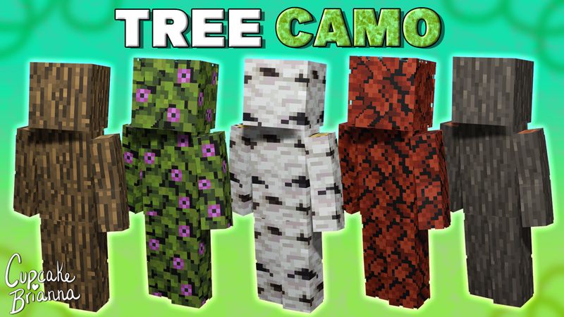 Tree Camo HD Skin Pack on the Minecraft Marketplace by CupcakeBrianna