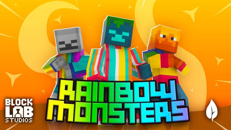 Rainbow Monsters on the Minecraft Marketplace by BLOCKLAB Studios