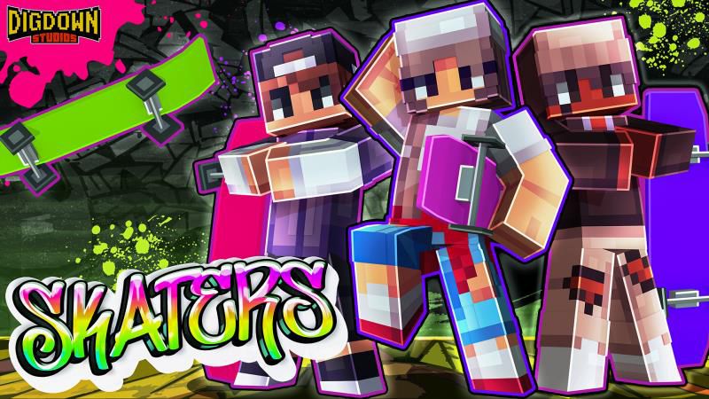 Skaters on the Minecraft Marketplace by Dig Down Studios Skaters on the Minecraft Marketplace by Dig Down Studios