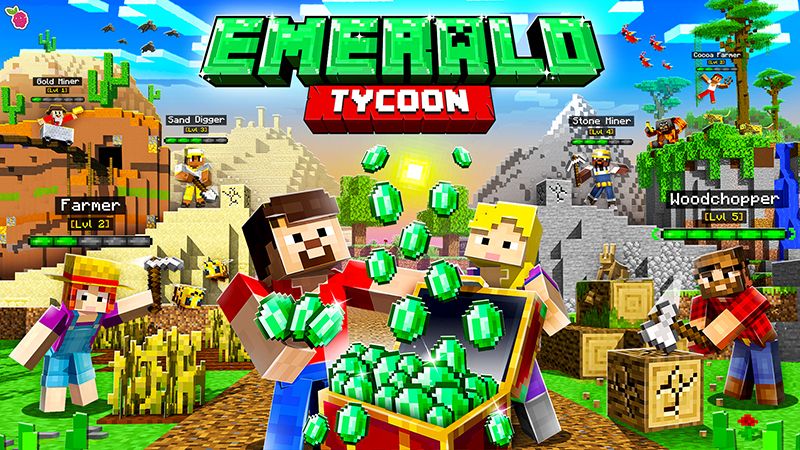 Minecraft Emerald Tycoon on the Minecraft Marketplace by Razzleberries Minecraft Emerald Tycoon on the Minecraft Marketplace by Razzleberries
