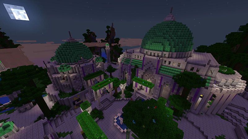 Purple Parrot Party Palace by Minecraft