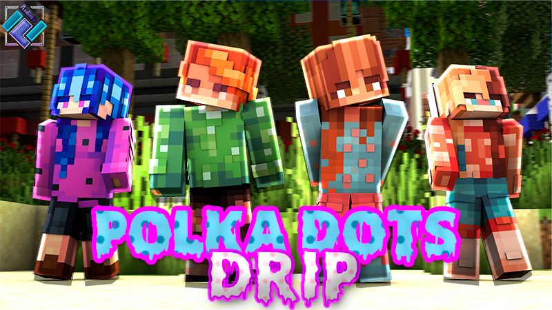 Polka Dots Drip on the Minecraft Marketplace by PixelOneUp Polka Dots Drip on the Minecraft Marketplace by PixelOneUp