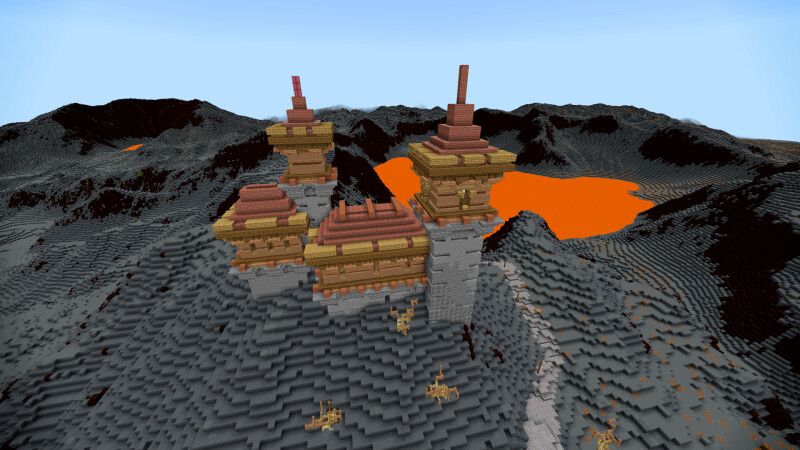 Volcano Survival Village by G2Crafted